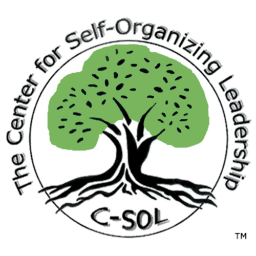 The Center for Self-Organizing Leadership Logo of a tree and roots